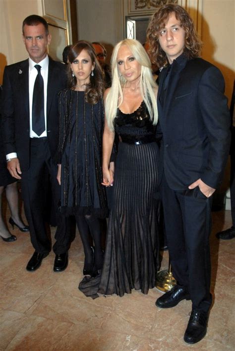 donatella versace and paul beck|donatella versace kids.